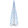 vidaXL Kegelkerstboom 1400 LED's blauw 160x500 cm