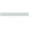 vidaXL Schuttingpaneel met palen ijzer 1730x200 cm groen