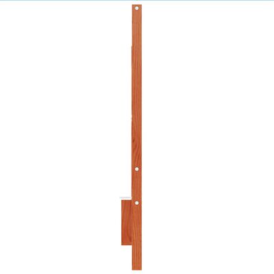 vidaXL Hoofdbord 135 cm massief grenenhout wasbruin