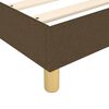 vidaXL Boxspring bed 90x200 cm stof donkerbruin