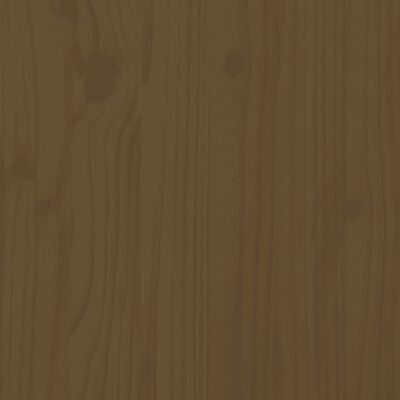 vidaXL Bedframe massief grenenhout honingbruin 160x200 cm