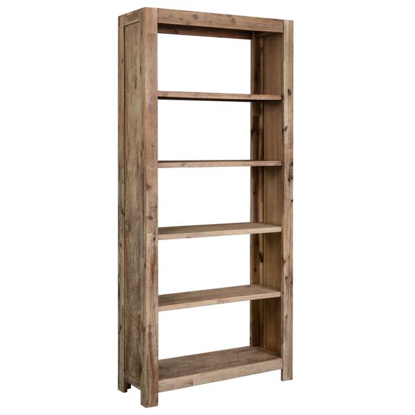vidaXL Boekenkast 80x30x170 cm massief acaciahout