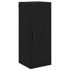 vidaXL Wandkast Zwart Eiken 34,5 x 34 x 90 cm Bewerkt hout
