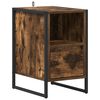 vidaXL Nachtkastje Rook Eik 39,5 x 30 x 50 cm Bewerkt hout