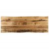 vidaXL Tafelblad met natuurlijke rand 140x40x2,5 cm massief mangohout