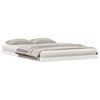 vidaXL Vloerbedframe Wit 160 x 220 cm Massief grenenhout