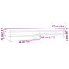 vidaXL Monitorstandaard 100x27x15 cm massief grenenhout wit