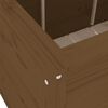 vidaXL Plantenbak verhoogd 119,5x82,5x78 cm massief grenen honingbruin