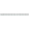 vidaXL Gaashek met flens 1,4x25 m groen