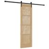 vidaXL Schuifdeur ORKDAL 61 x 198,5 cm Massief grenenhout Naturel