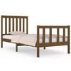 vidaXL Bedframe massief grenenhout honingbruin 90x190 cm