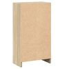 vidaXL Boekenkast 40x24x75 cm bewerkt hout sonoma eikenkleurig