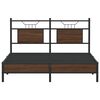 vidaXL Bedframe zonder matras bewerkt hout bruin eikenkleur 150x200 cm