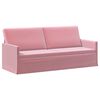 vidaXL 3-zits bank Roze 190 x 81 x 82 cm fluweel