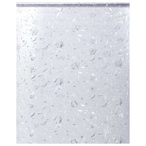 vidaXL Raamfolie bloemenpatroon mat 45x500 cm PVC
