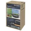 INTEX Spa Deksel Donkergrijs 180 x 180 cm PVC en PU