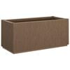 vidaXL Tuinbloembak Bruin 80 x 36 x 35 cm PP
