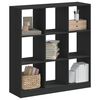 vidaXL Boekenkast 102x32x108 cm bewerkt hout zwart