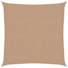 vidaXL Zonnezeil 160 g/m&sup2; 2x2 m HDPE taupe