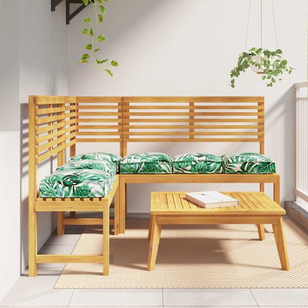 vidaXL Kussen Blad 6 pcs Bladpatroon 40 x 40 x 8 cm Oxford Stof