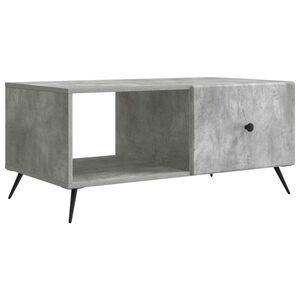 vidaXL Salontafel Betongrijs 90 x 50 x 40 cm Bewerkt hout