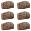 vidaXL Kleden 6 st Camel 150 x 130 cm 2.85 kg Fleece
