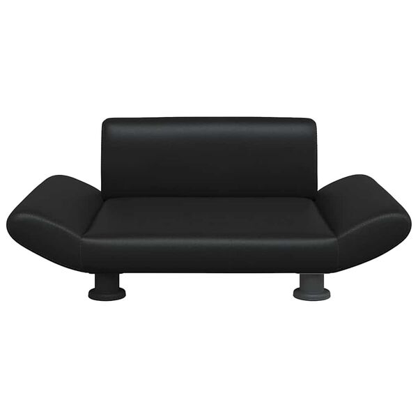 vidaXL Hondenmand 70x45x28 cm kunstleer zwart