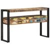 vidaXL Wandtafel Multikleur 120 x 33 x 75 cm Massief Gerecycled Hout