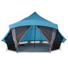 vidaXL Familie Tipi Tent met dak Blauw en Grijs 508 x 470 x 300 cm