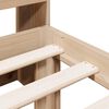 vidaXL Bed met boekenkast zonder matras massief grenenhout 90x190 cm