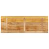 vidaXL Tafelblad rechthoekig 140x50x2,5 cm massief ruw mangohout