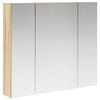 vidaXL Badkamer spiegelkast Sonoma Eiken 80 x 14.5 x 70 cm