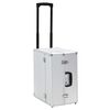 vidaXL Pilotentrolley 47x39x27 cm aluminium zilverkleurig