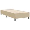 vidaXL Platform bedframe Grijs groen 90 x 190 cm Stof