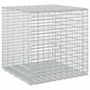 vidaXL Gabion met 3,5 mm Draad en 5x2,5 cm Gaas 50x50x50 cm