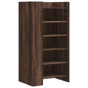 vidaXL Schoenenkast 52x37,5x100 cm bewerkt hout bruin eikenkleurig