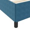 vidaXL Bedframe met matras Donkerblauw 90 x 200 cm Stof