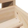 vidaXL Bedframe zonder matras massief grenenhout 90x200 cm