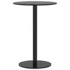 vidaXL Tuintafel rond &Oslash;50x72 cm staal zwart