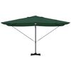 vidaXL Parasol Groen 351 x 250 x 253 cm Polyester en Aluminium