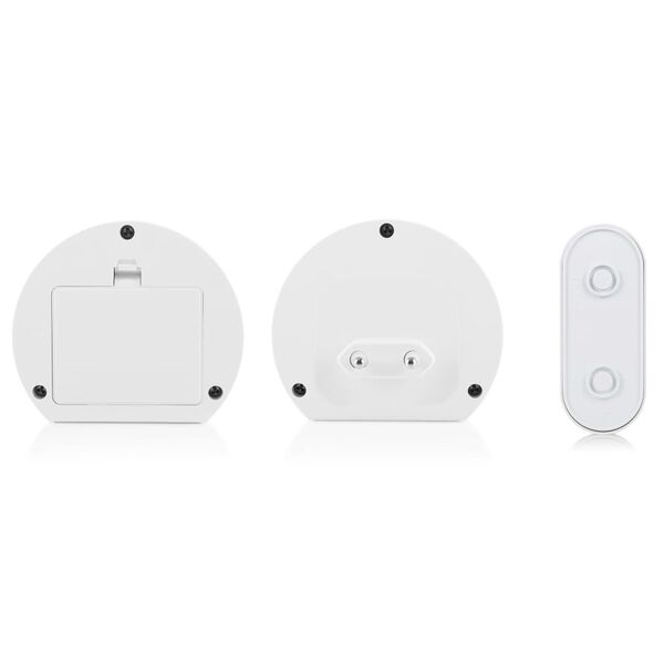 Byron Draadloze deurbelset met 2 bellen wit