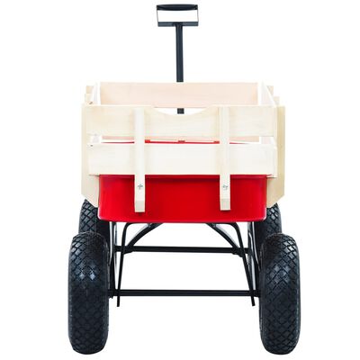 vidaXL Tuinwagen 150 kg rood