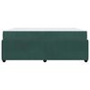 vidaXL Bedframe met matras Donkergroen 180 x 200 cm Stof