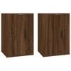 vidaXL Tv-wandmeubels 2 st 40x34,5x60 cm bruin eikenkleur