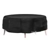 vidaXL Tuinmeubelhoes eilandlounge 8 oogjes rond &Oslash; 188x50 cm