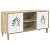 vidaXL Tv-meubel HANAU 102 x 33 x 50 cm Sonoma Bewerkt hout