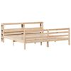 vidaXL Bedframe met hoofdbord massief grenenhout 200x200 cm