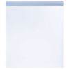 vidaXL Raamfolie statisch mat grijs 90 x 1000 cm PVC
