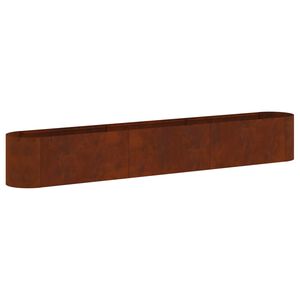 vidaXL Verhoogd Tuinbed weervast staal 280 x 40 x 40 cm
