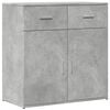 vidaXL Dressoir 79x38x80 cm bewerkt hout betongrijs